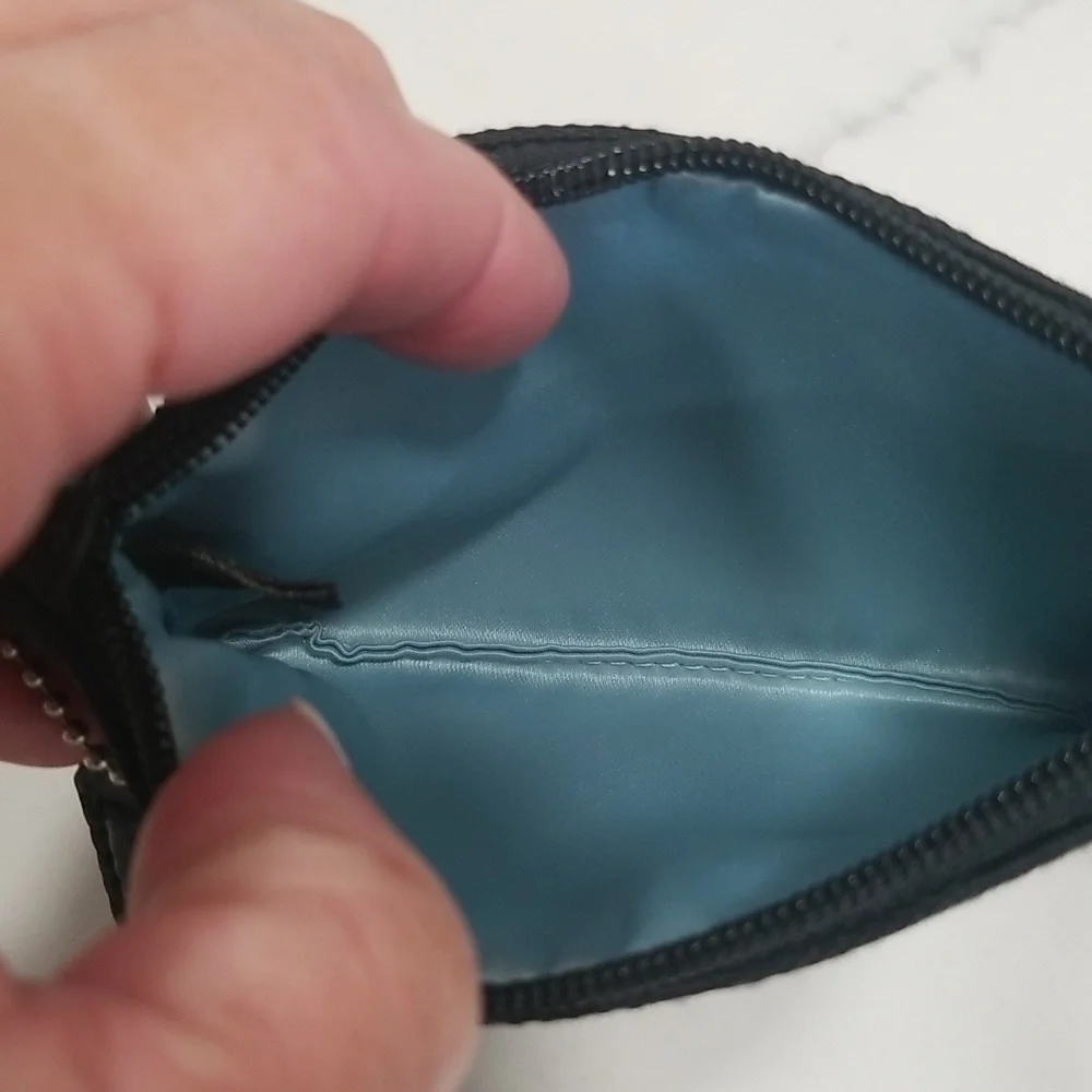 NWOT Coach Black Signature Canvas Wristlet - Picture 6 of 9